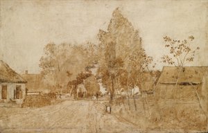 Strada di campagna da László Paál